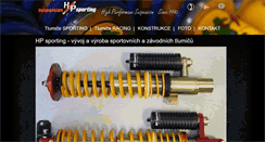 Desktop Screenshot of hpsporting.cz
